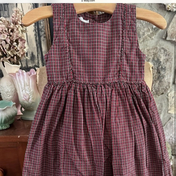 Strasburg Holiday Smocked Dress Heritage Collection Plaid Girls - Picture 1 of 6